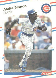 1988 Fleer Baseball Cards      415     Andre Dawson